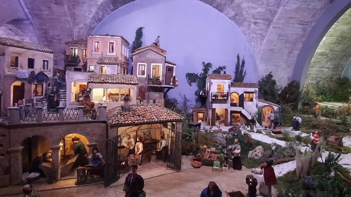 Grotte del Castello: ecco il presepe meccanico