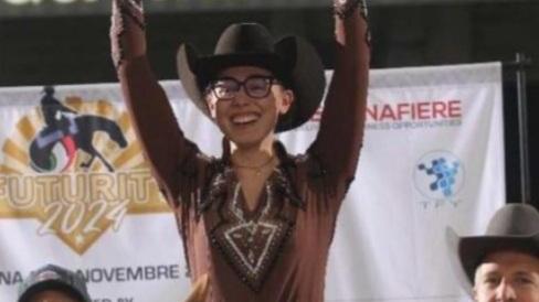 Monta americana,. Francesca Fino vince il primo livello Open