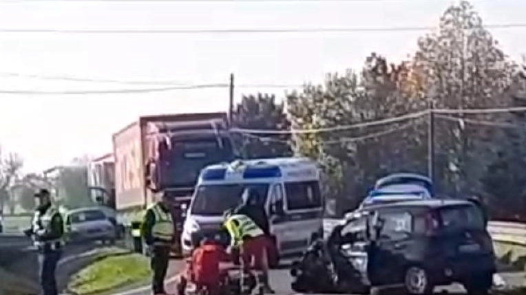 L'incidente in via Cattanea a Reggiolo