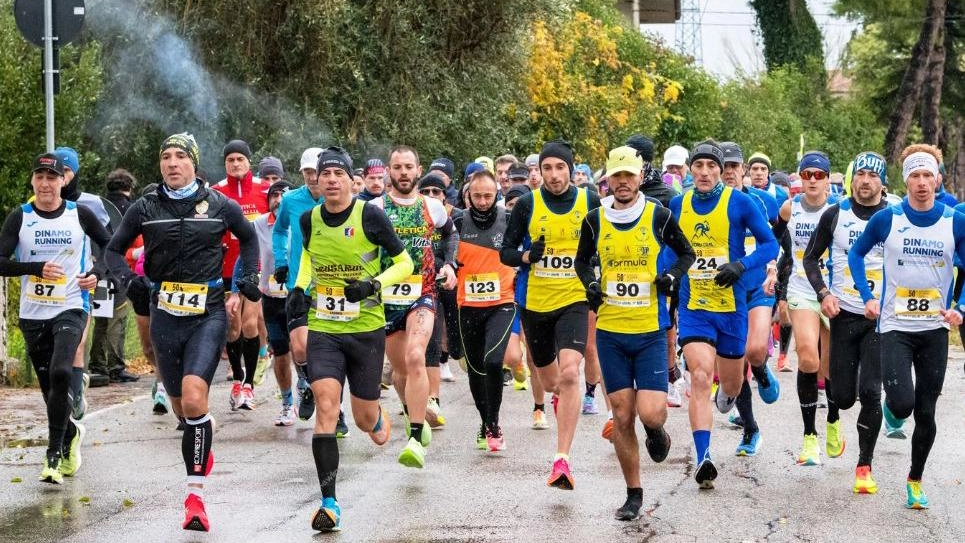 I partecipanti alla podistica di Santa Lucia 2024