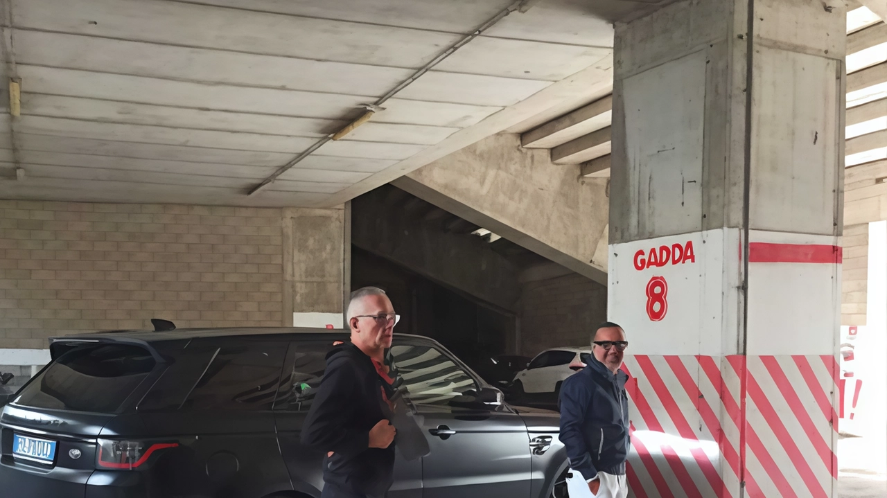 Stefano Marconi e Massimiliano Polci insieme ieri mattina: segnali di distensione