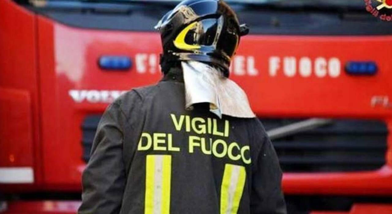 Incendio nella 