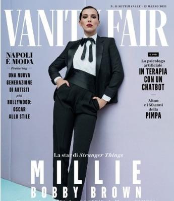 ’Undici’, da Stranger Things alla sua fattoria. C’è Vanity Fair in edicola con il giornale