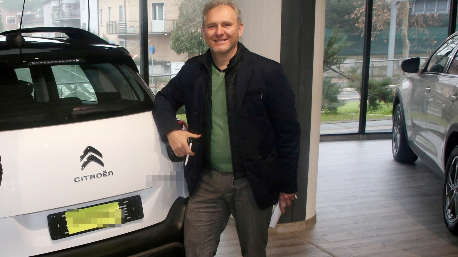 Riccardo Sacchetti, titolare dell’autosalone Nrg Automotive Group che vende e assiste il marchio Citroen