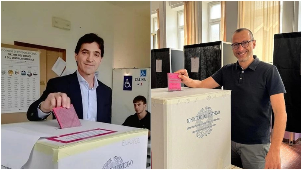 Elezioni europee nelle Marche: Francesco Acquaroli e Matteo Ricci ai seggi