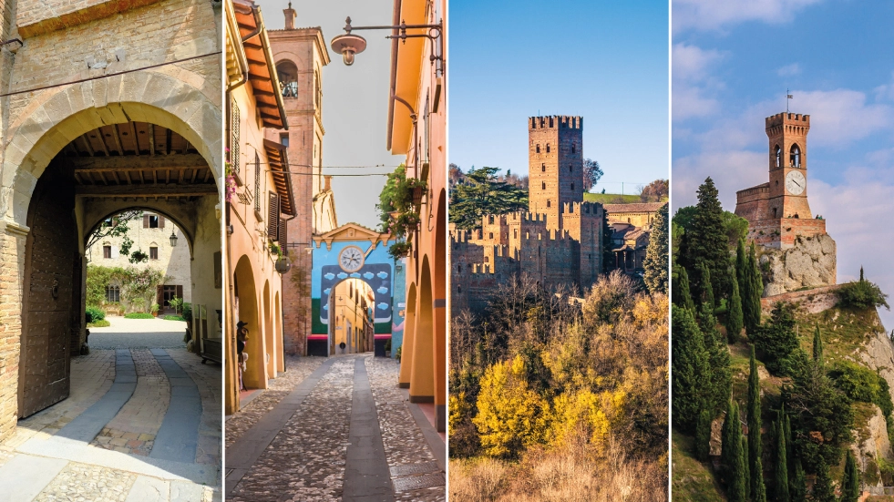 I borghi dell'Emilia Romagna offrono alcuni scorci molto suggestivi