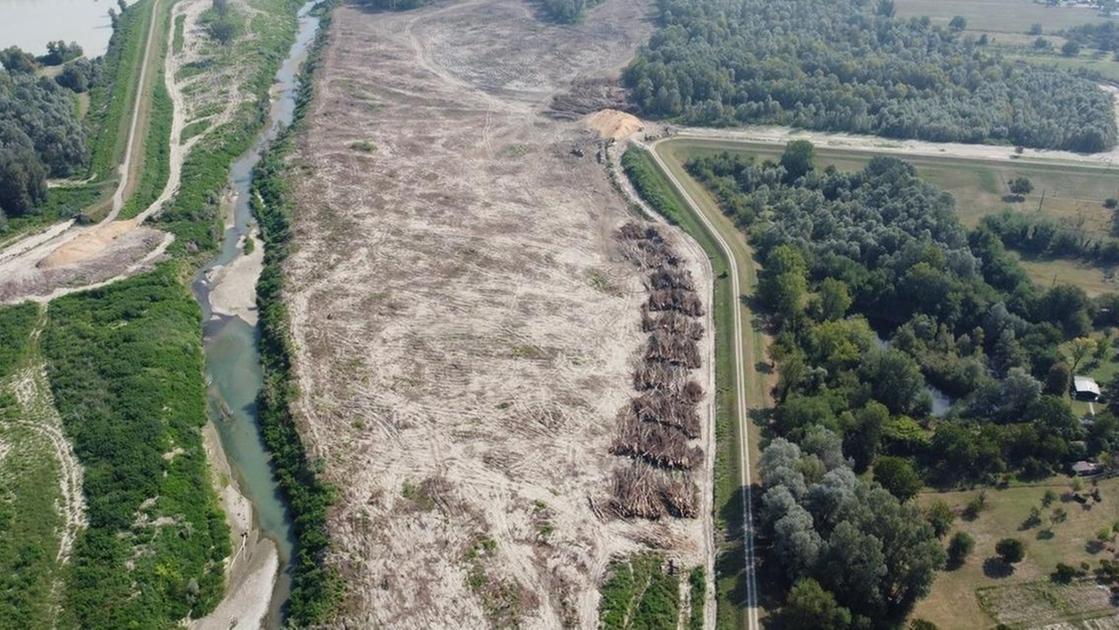 Oggi marcia funebre per il Secchia. Aipo: "Previste nuove aree verdi"