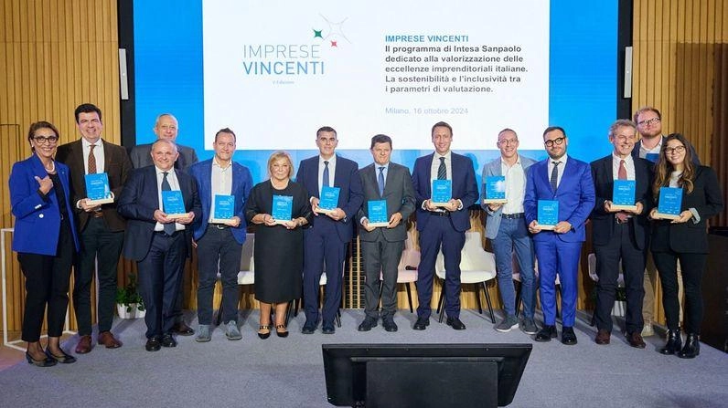 La premiazione delle dieci «Imprese Vincenti» nella cornice della Grattacielo Gioia 22