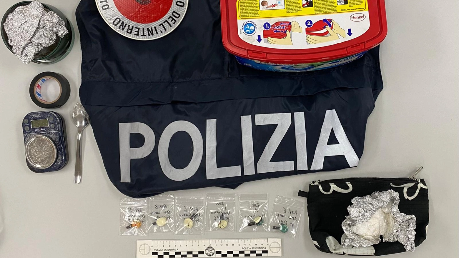 Il sequestro della polizia