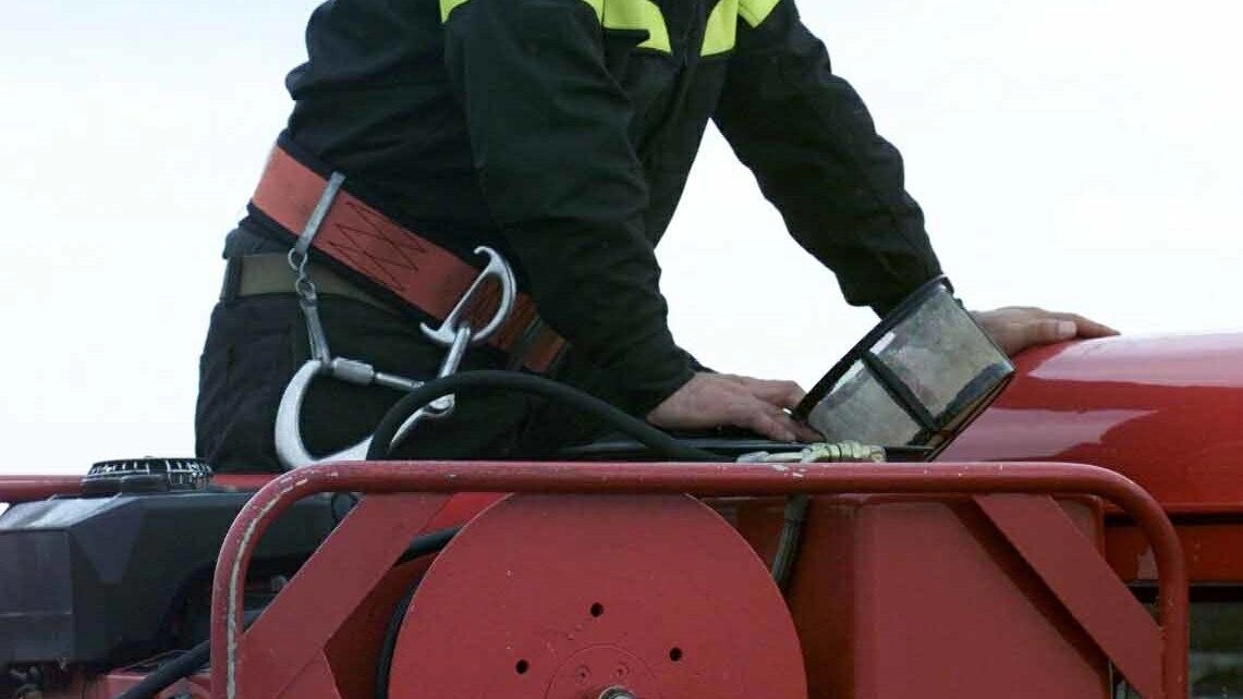 Lola, maremmana, recuperata in fondo a un fossato