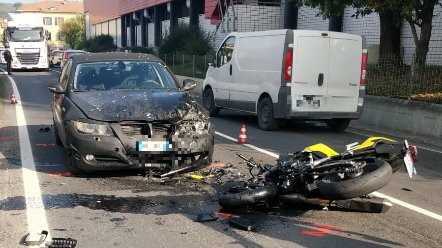 I mezzi coinvolti nell’incidente a Carteria di Sesto