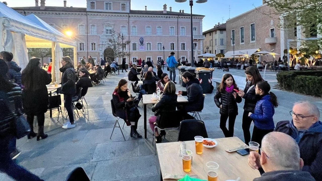 Piazza Kennedy in centro a Ravenna