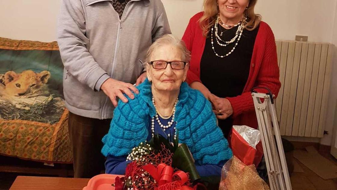 Ermelinda, che festa per i 104 anni