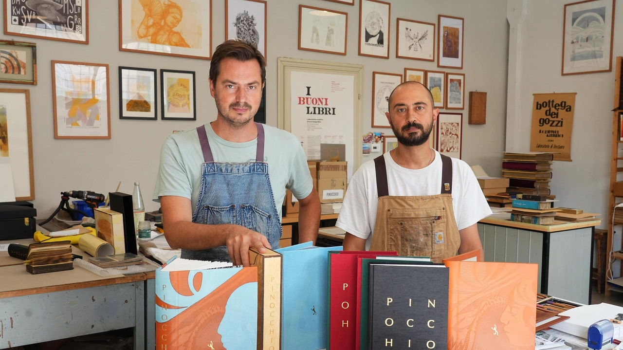 I soci Federico Montaguti, Davide Montorsi e Antonio Zanfrognini portano avanti la Bottega dei Gozzi. "Torniamo alla qualità di un tempo" .