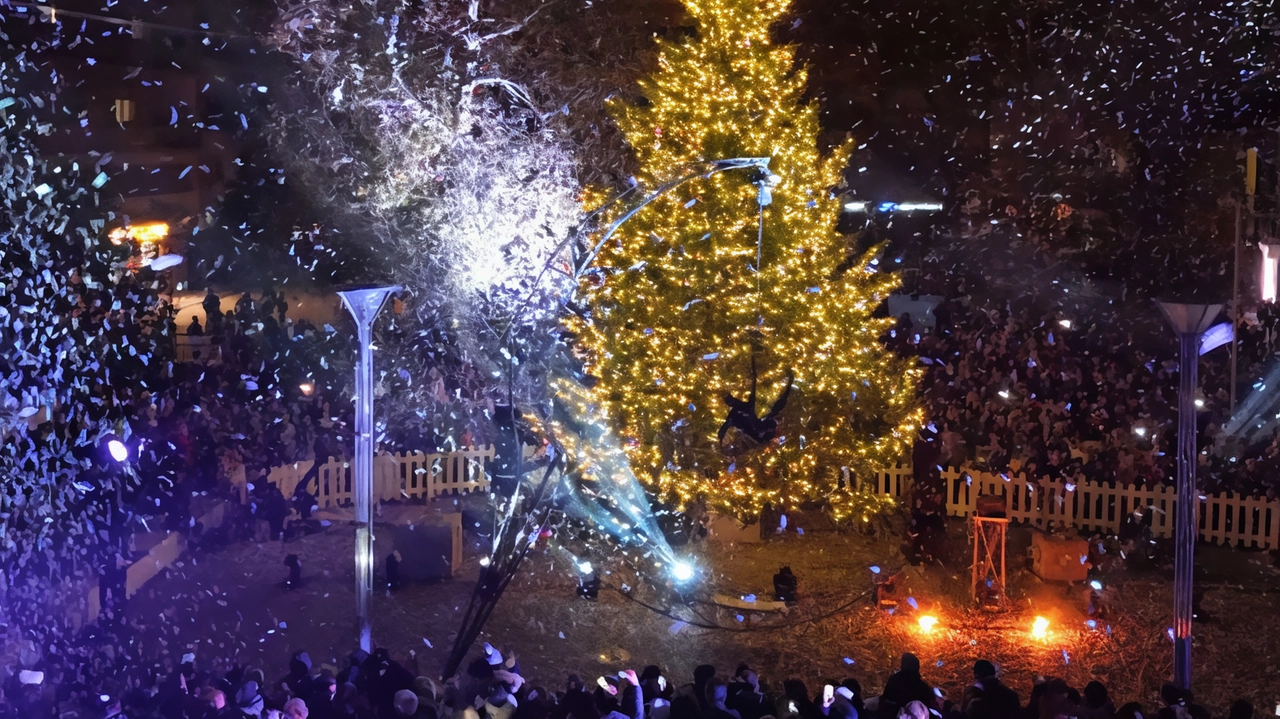 L’albero di Natale della passata edizione