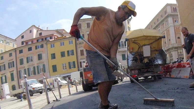 I lavori in piazza della Repubblica