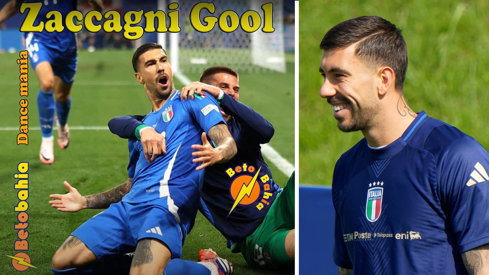 Arriva la canzone-tormentone 'Zaccagni-gol', dedicata al calciatore bellariese Mattia Zaccagni protagonista con l'Italia agli Europei
