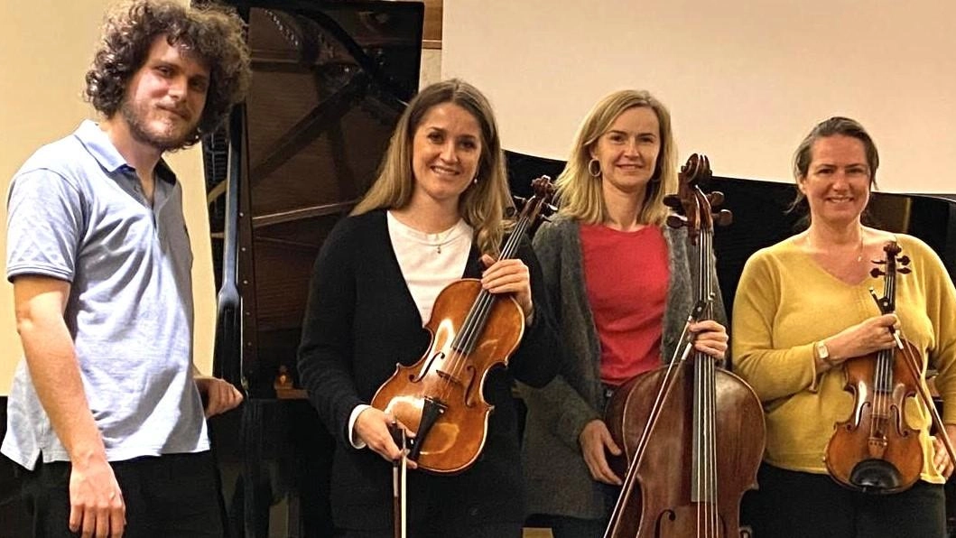 Il quartetto Yugen che si esibirà stasera alle 21 in piazza della Conserve a Cesenatico