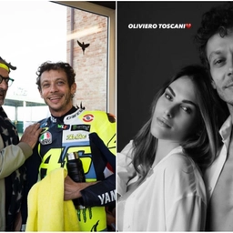 Valentino Rossi e lo scatto di Oliviero Toscani: il post commosso con il cuore spezzato