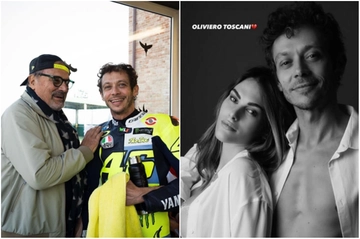 Valentino Rossi e lo scatto di Oliviero Toscani: il post commosso con il cuore spezzato