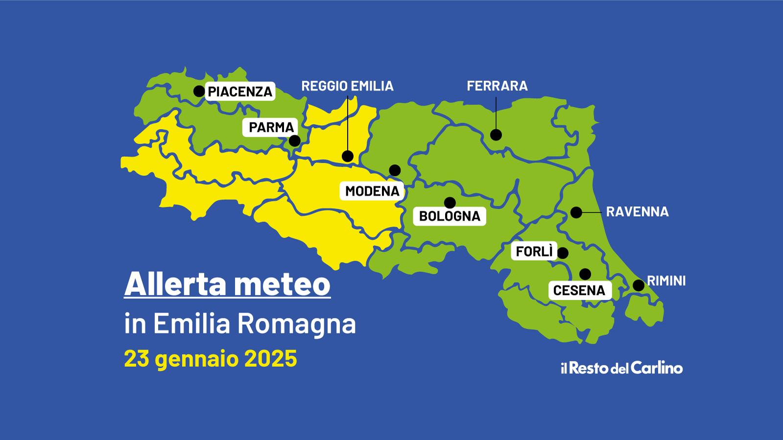 Allerta meteo in Emilia Romagna: maltempo dove e quando