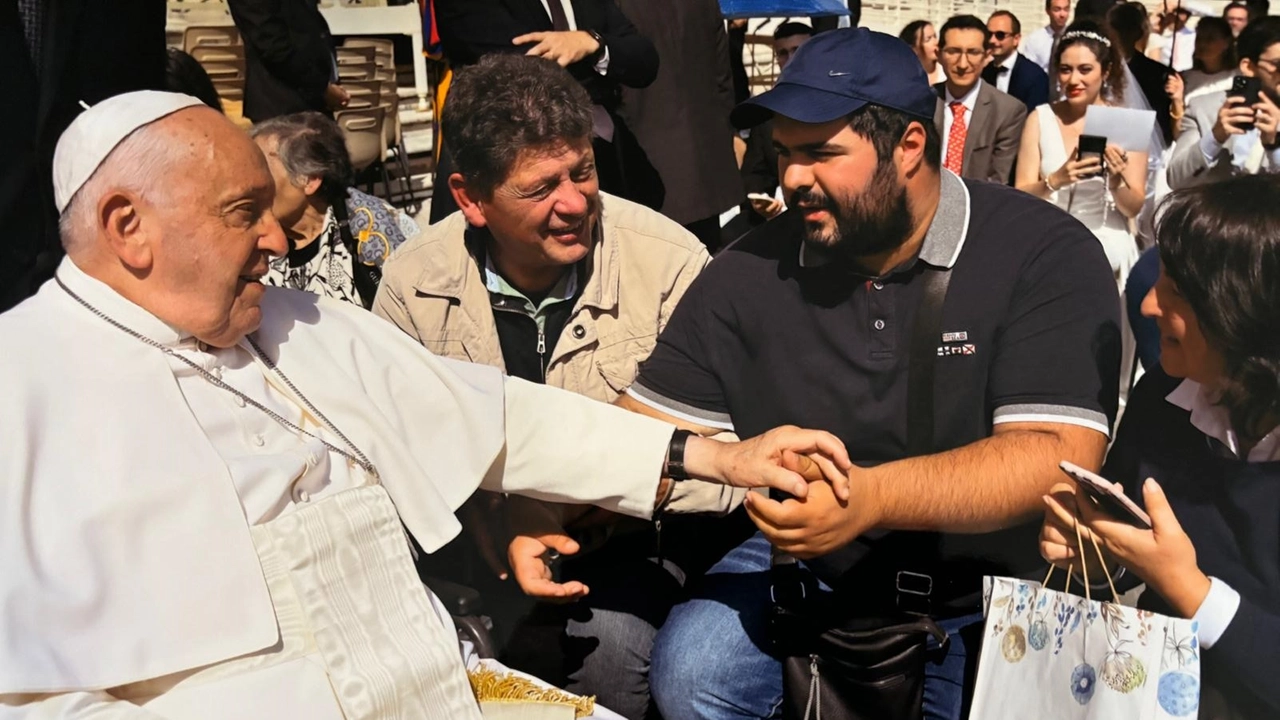 Daniel incontra il Santo Padre in San Pietro