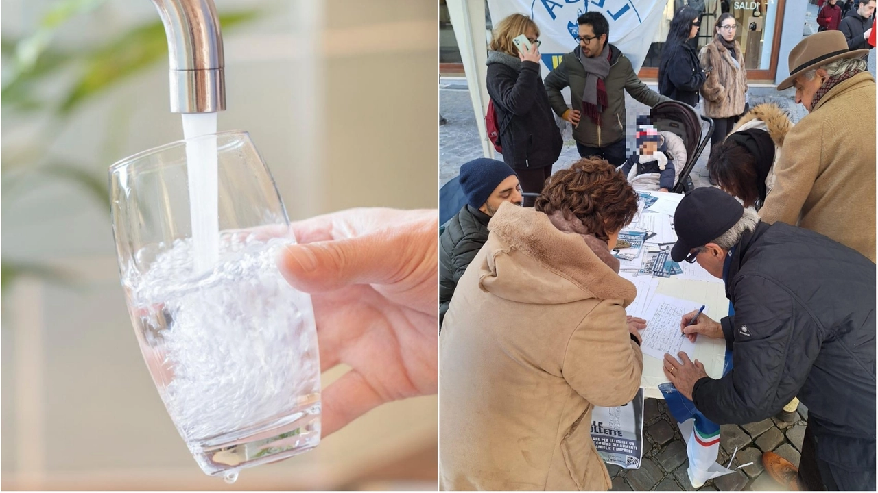 Al banchetto organizzato dal centro destra contro il caro bollette dell'acqua anche l'ex sindaco Giorgio Tornati