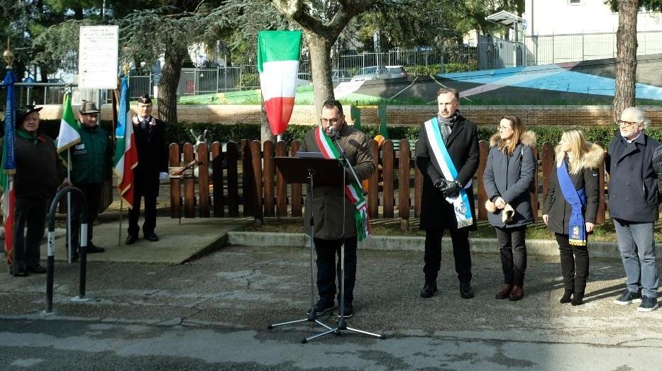 Il parco di via Verga è stato intitolato alle Vittime delle Foibe