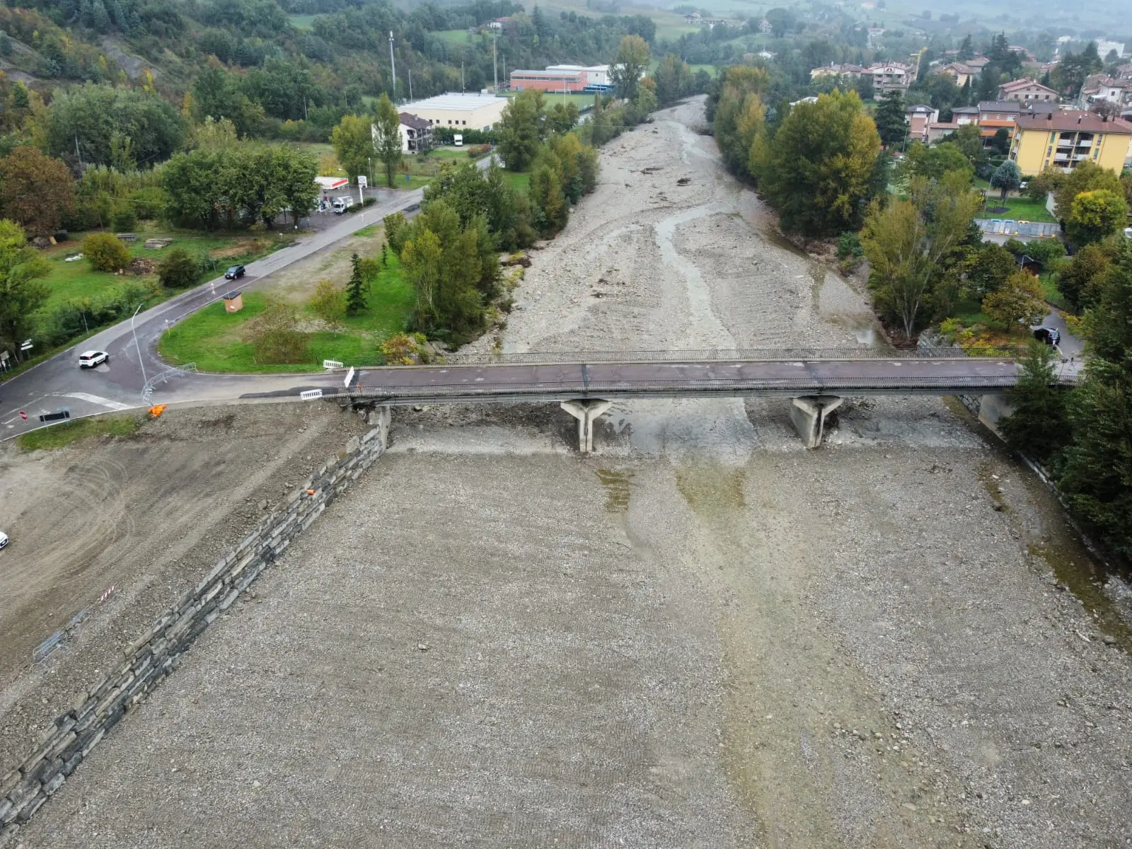 Savigno, riapre il ponte sul torrente Samoggia