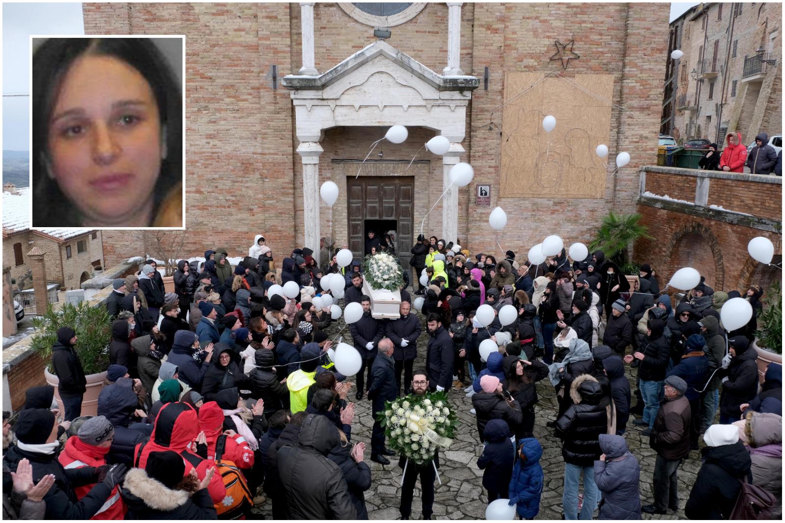 Castignano senza Natale per il funerale di Emanuela: “La violenza deve sparire dal nostro cuore”