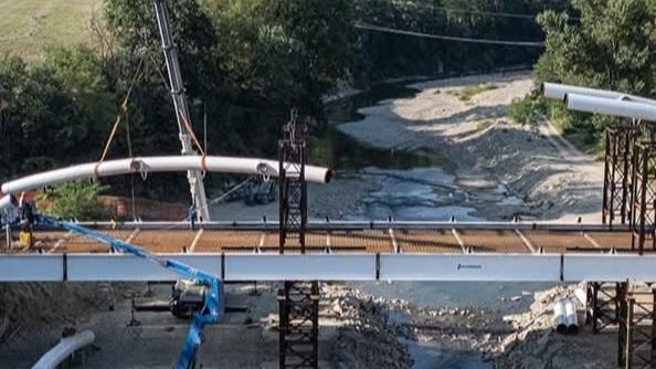 Ponte di Carseggio, domani il battesimo