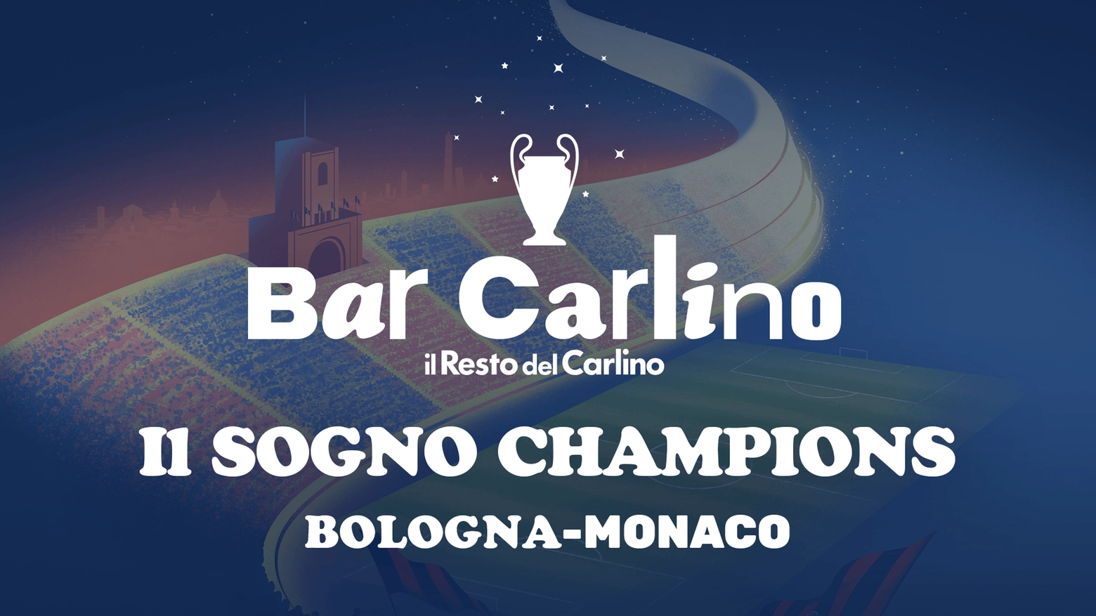 Bar Carlino accompagna i tifosi nel pre partita della partita casalinga di Champions League Bologna Monaco