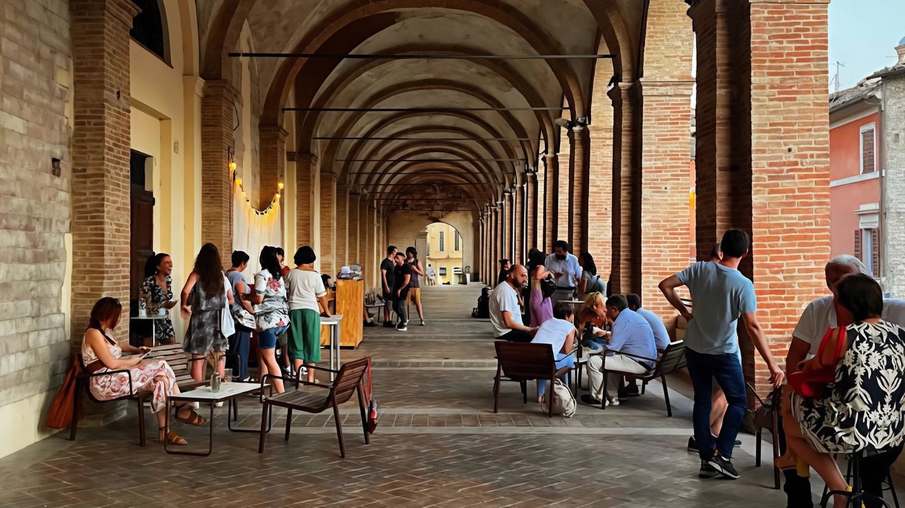 Visitatori nel centro storico