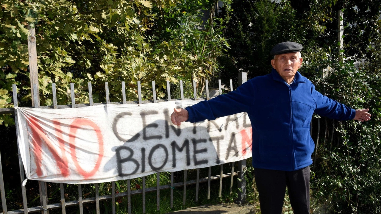 La protesta contro la centrale a Villanova