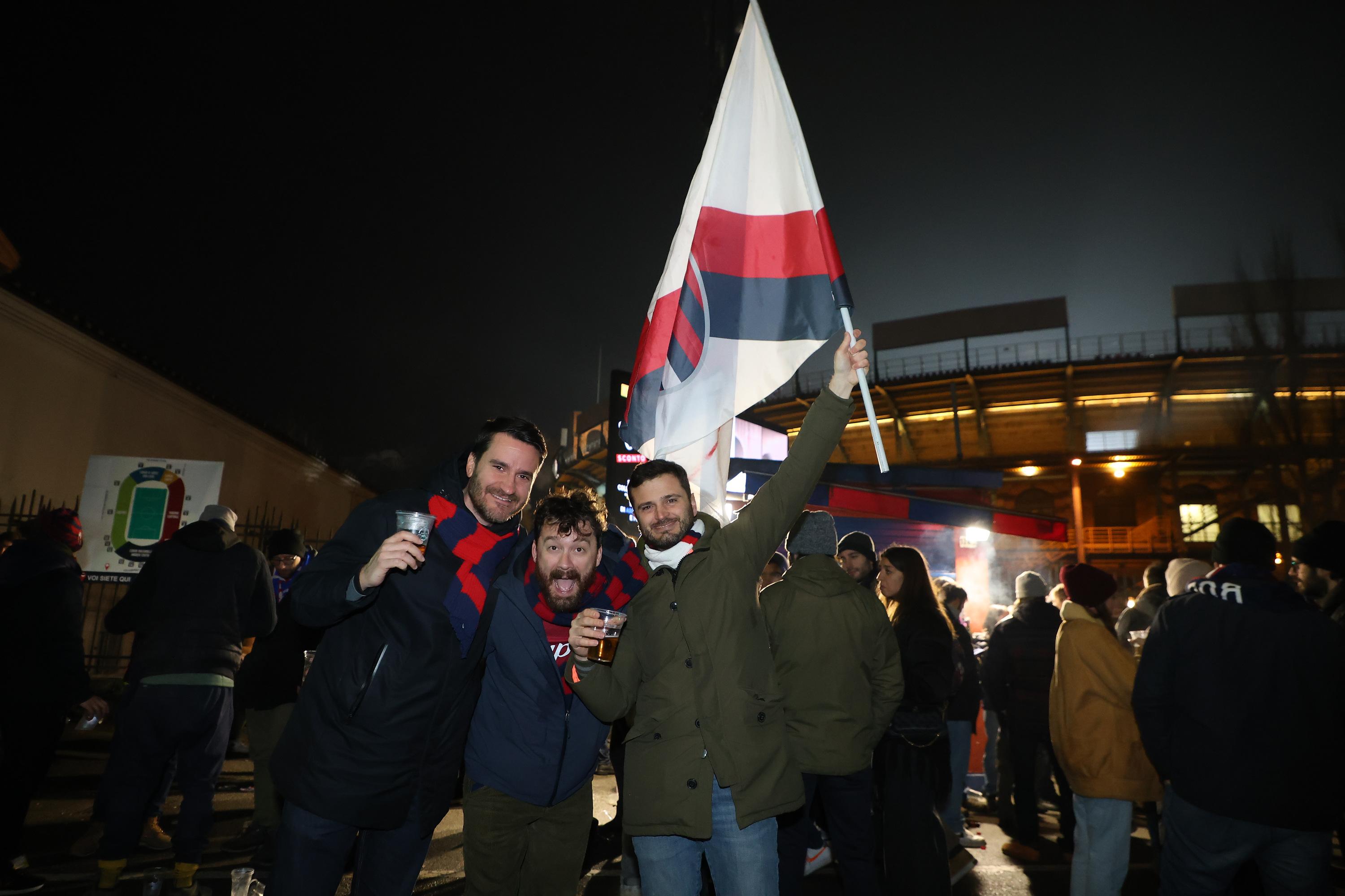 Bologna, il primo sigillo in Champions: cori e caroselli al Dall’Ara. “Abbiamo scritto la storia”