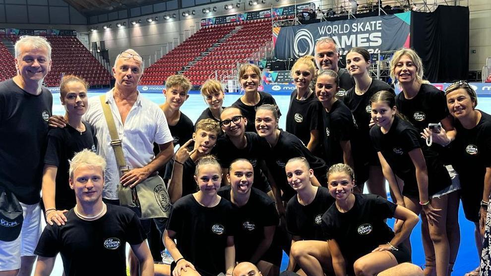 In costume rinascimentale le atlete dell’Olimpia Viano incantano il pubblico