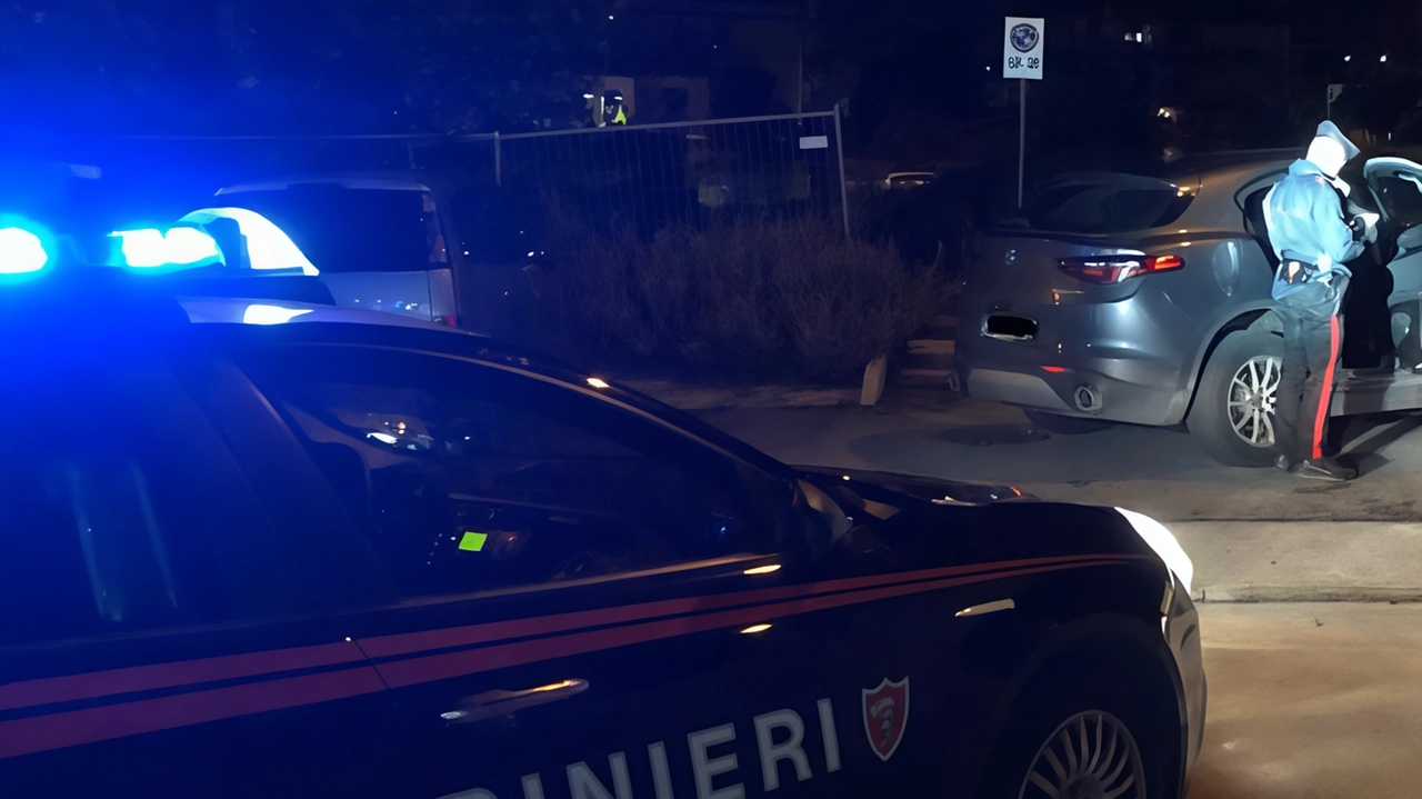 I carabinieri di Falconara impegnati in un’operazione notturna