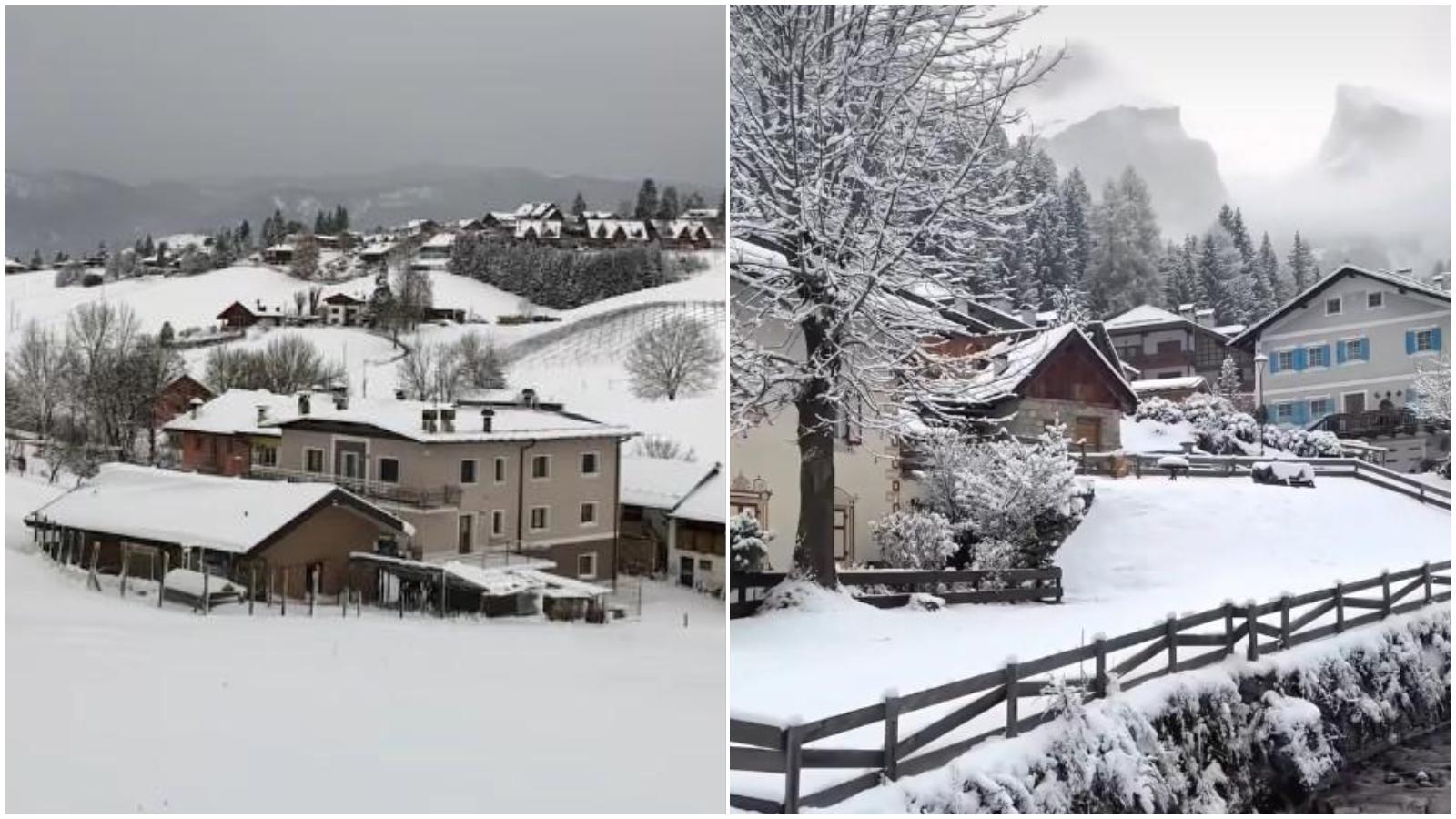 Neve in Veneto, 45 cm sull’Altopiano di Asiago. Allerta gialla anche per Dolomiti e Alpi