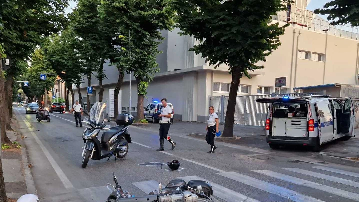 L’uomo si sera scontrato con un altro scooter in viale della Vittoria. Ieri altro incidente vicino alla rampa del cavalcaferrovia: ferito un centauro