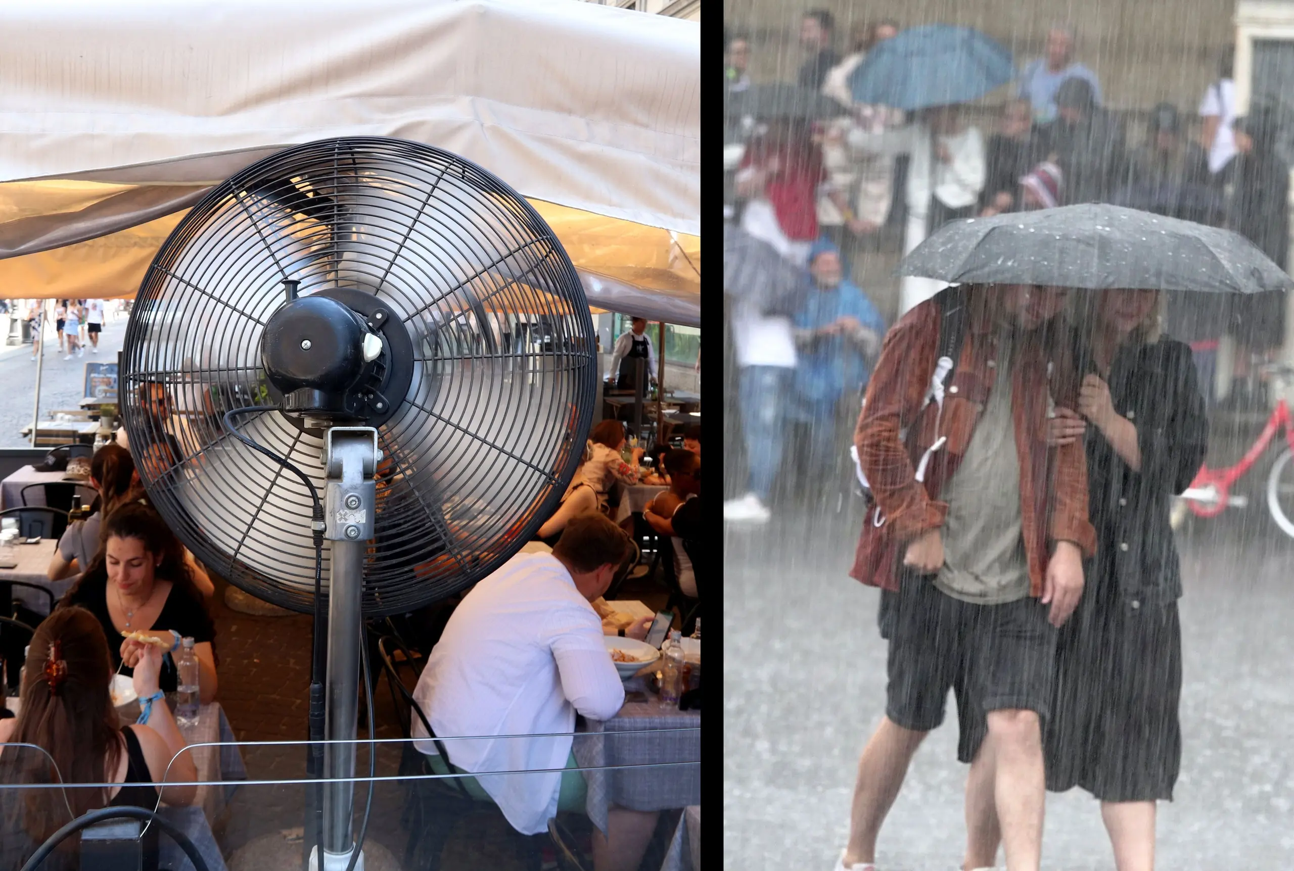 Meteo, i cicloni Peggy e Danielle spaccano l'Italia. Le previsioni