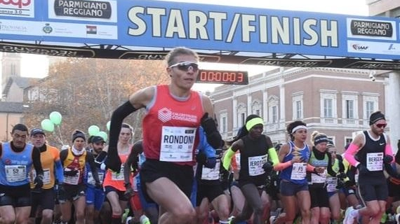 Un arrivo della Maratona di Reggio: quest’anno sarà la 28esima edizione