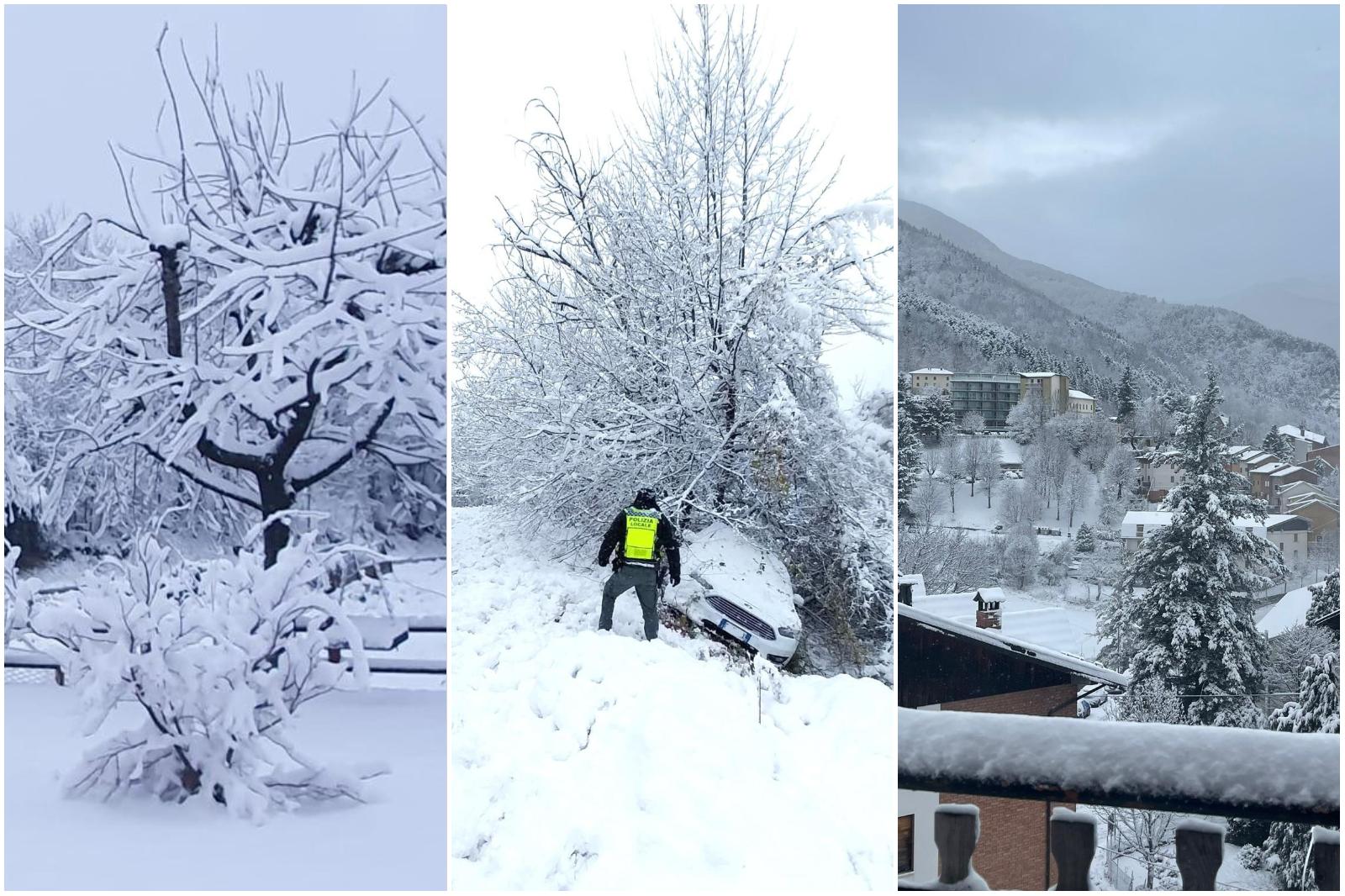 Neve oggi in Emilia Romagna: quanta e dove, allerta meteo