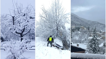 Neve oggi in Emilia Romagna: quanta e dove, allerta meteo