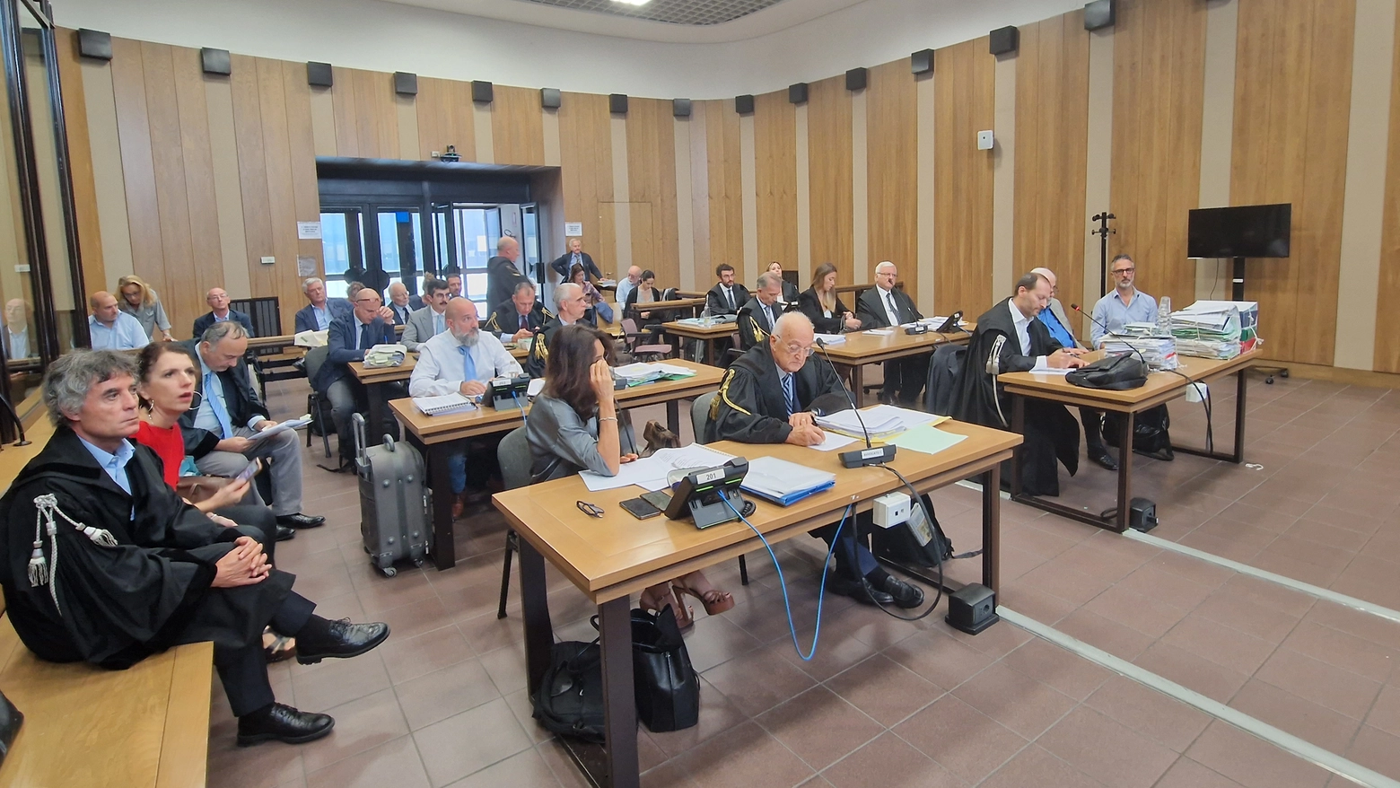 Alluvione Lentigione - aula processo