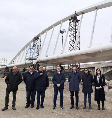 Ponte sul Cesano, posato l’ultimo concio