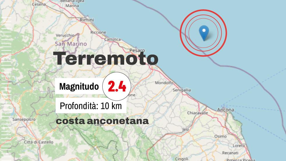 Terremoto oggi ad Ancona: la terra trema ancora nelle Marche