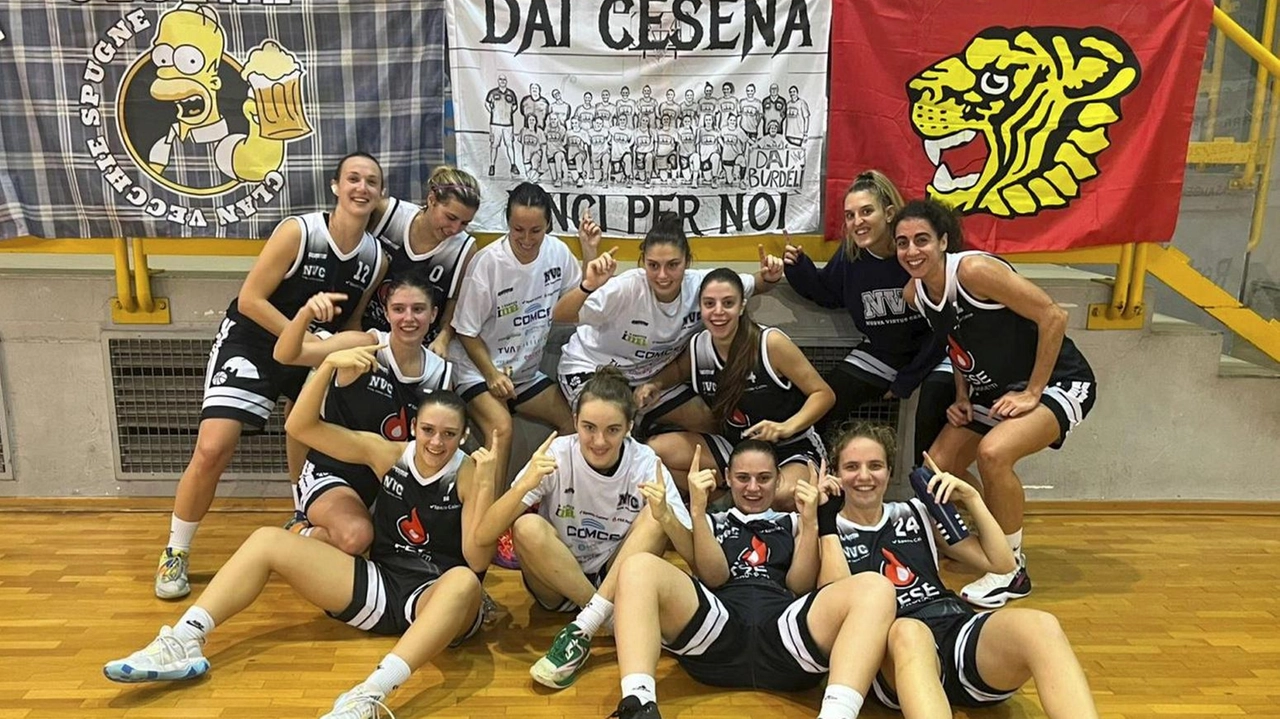 Le ragazze della Fse Progetti Nuova Virtus Cesena