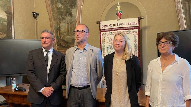 Da sinistra, Alberto Cirelli, Stefano Riva, Carlotta Bonvicini e Raffaella Monti