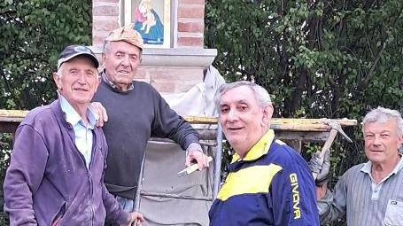 Inaugurazione della ricostruita celletta mariana a San Mauro Pascoli