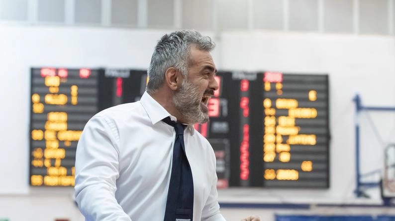 Coach Andrea Gabrielli, dell’OraSì (Foto Fabrizio Zani)